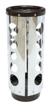 ITALIAN MODERN CHROMED STEEL U