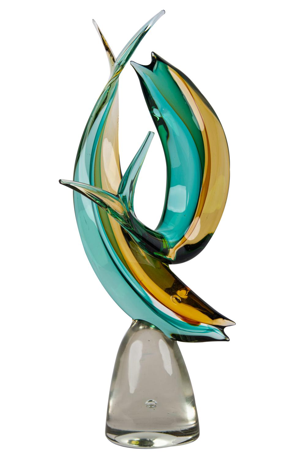 ITALIAN MODERN COLORED GLASS
