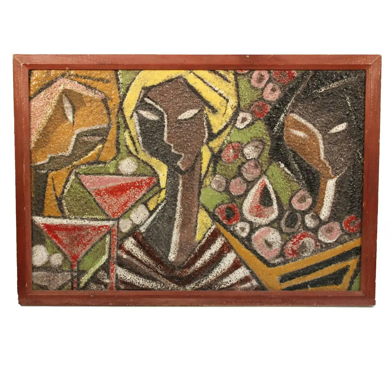 ITALIAN MODERN CUBIST STYLE CERAMIC