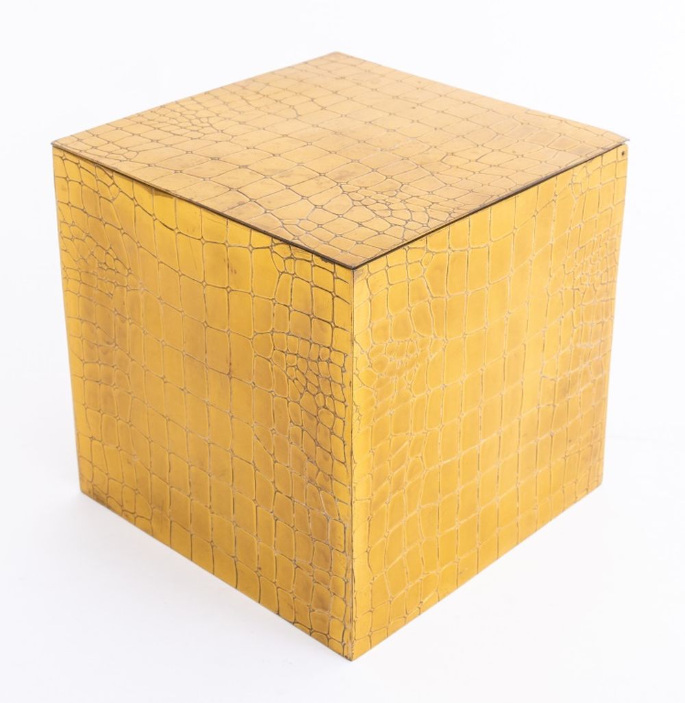 ITALIAN MODERN GILT BRASS ALLIGATOR
