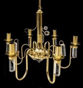 ITALIAN MODERN GILT METAL ACRY