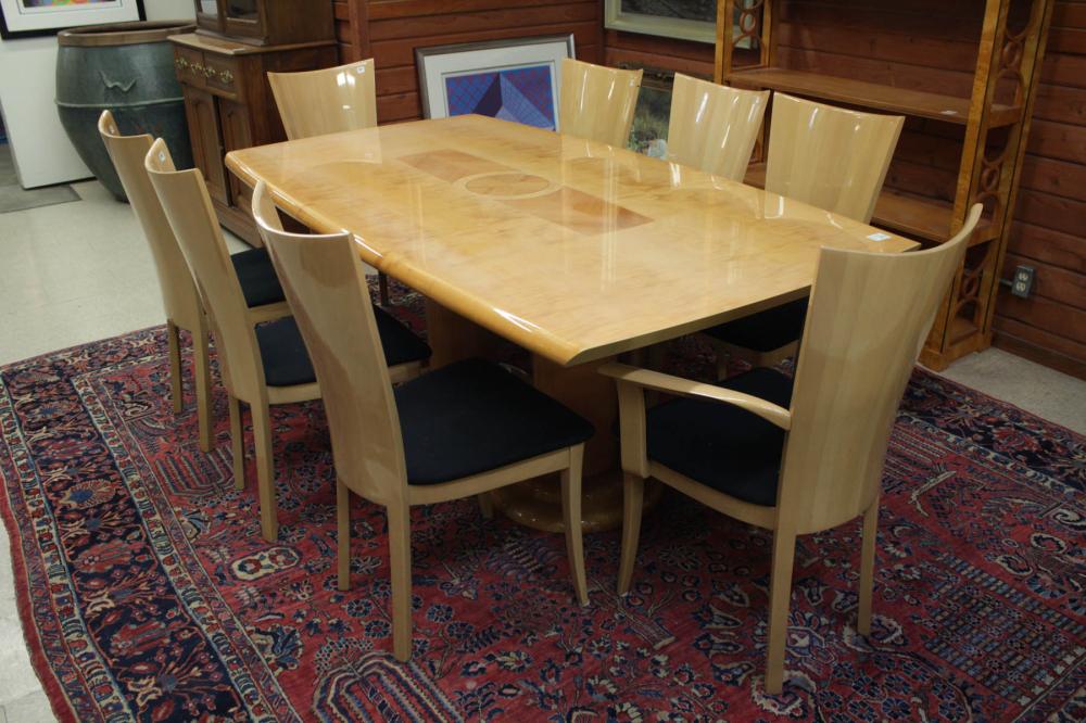 ITALIAN MODERN MAPLE DINING TABLE