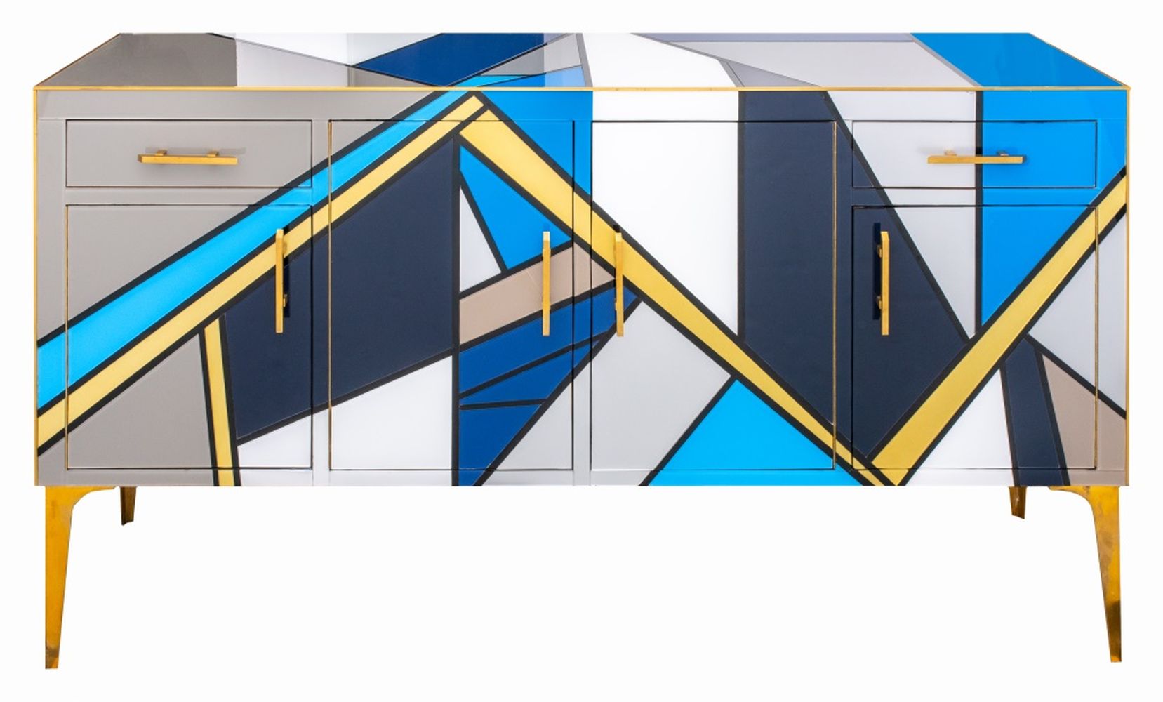 ITALIAN MODERN MOSAIC SIDEBOARD