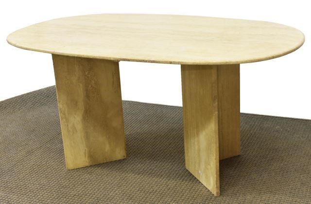 ITALIAN MODERN TRAVERTINE DOUBLE