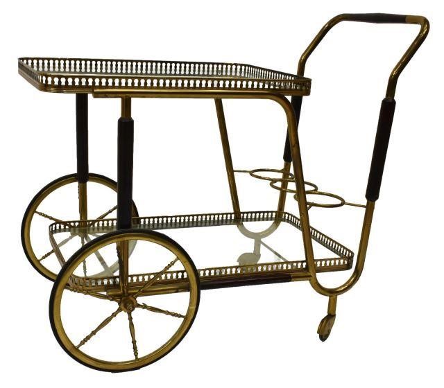 ITALIAN MODERN TWO-TIER BRASS