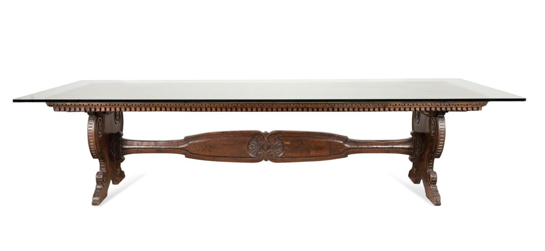 ITALIAN MONASTIC REFECTORY TABLE,