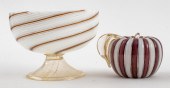 ITALIAN MURANO ART GLASS, 2 AR
