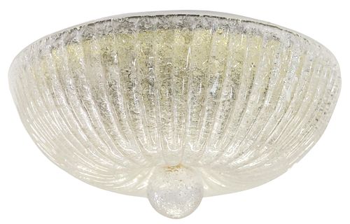 ITALIAN MURANO ART GLASS DOMED