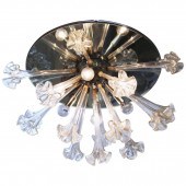 ITALIAN MURANO FLORAL GLASS FL