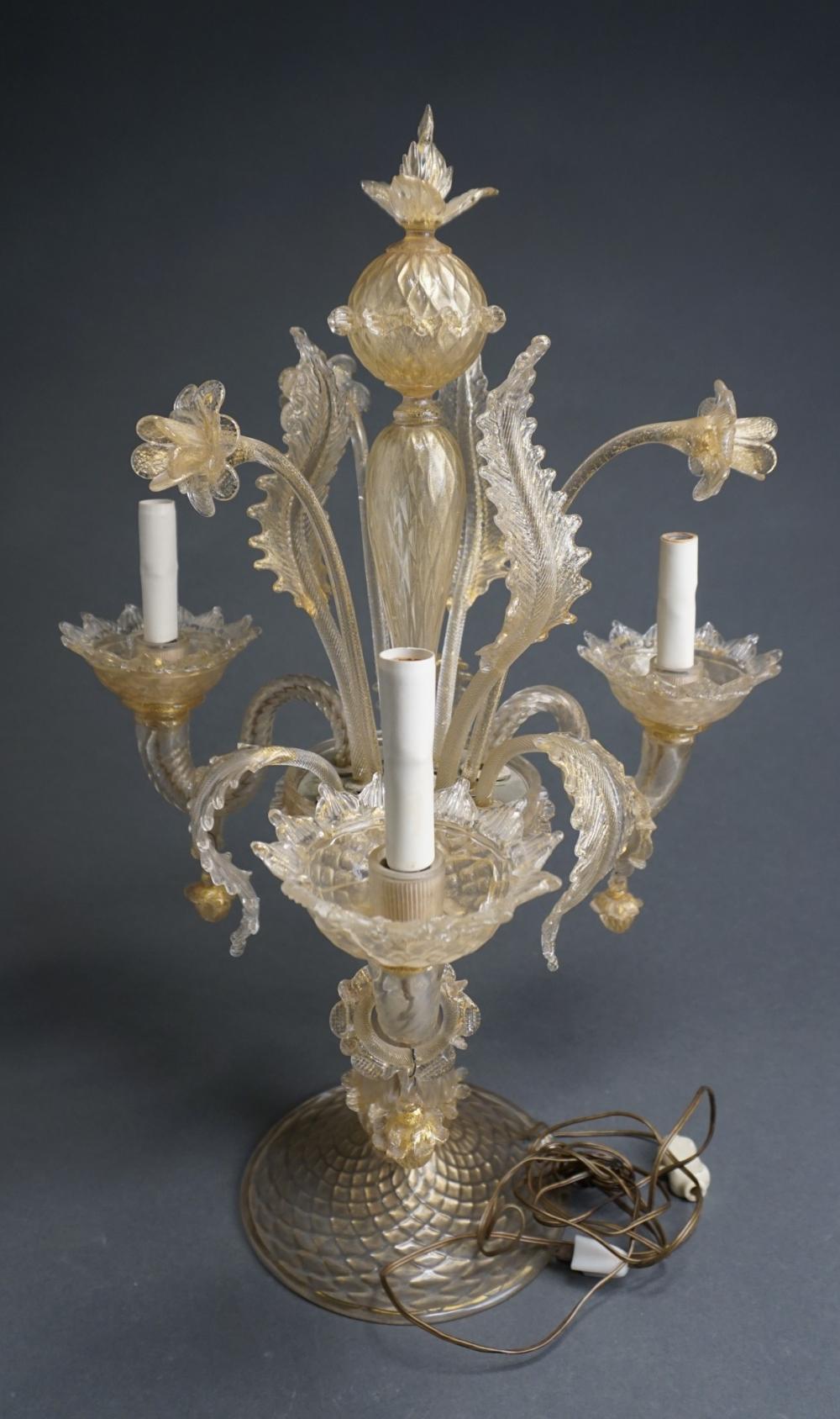 ITALIAN MURANO GOLD SPECKLED