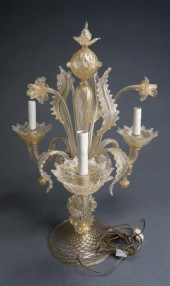 ITALIAN MURANO GOLD SPECKLED G