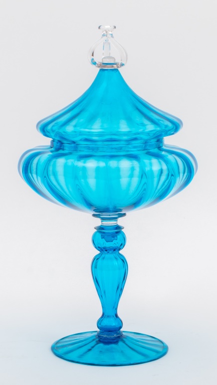 ITALIAN MURANO TURQUOISE GLASS