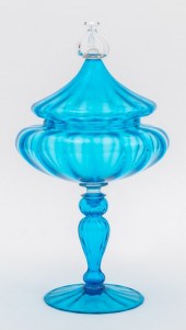 ITALIAN MURANO TURQUOISE GLASS