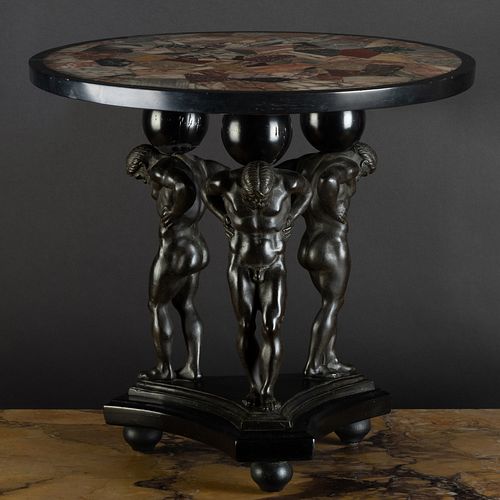 ITALIAN NEOCLASSICAL BRONZE-MOUNTED