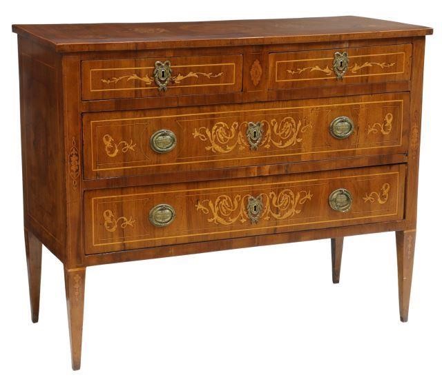 ITALIAN NEOCLASSICAL FOUR-DRAWER