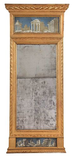 ITALIAN NEOCLASSICAL GILTWOOD AND