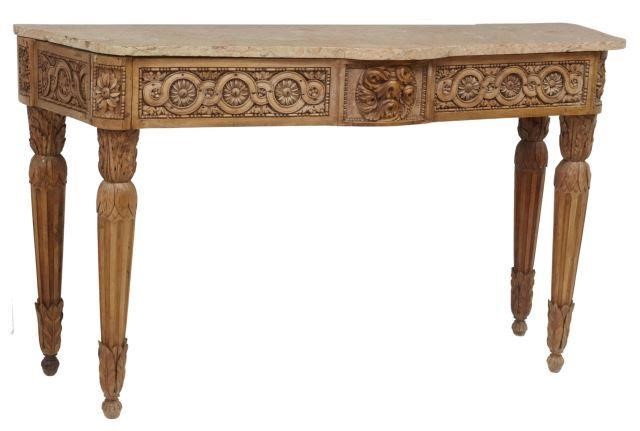 ITALIAN NEOCLASSICAL MARBLE-TOP
