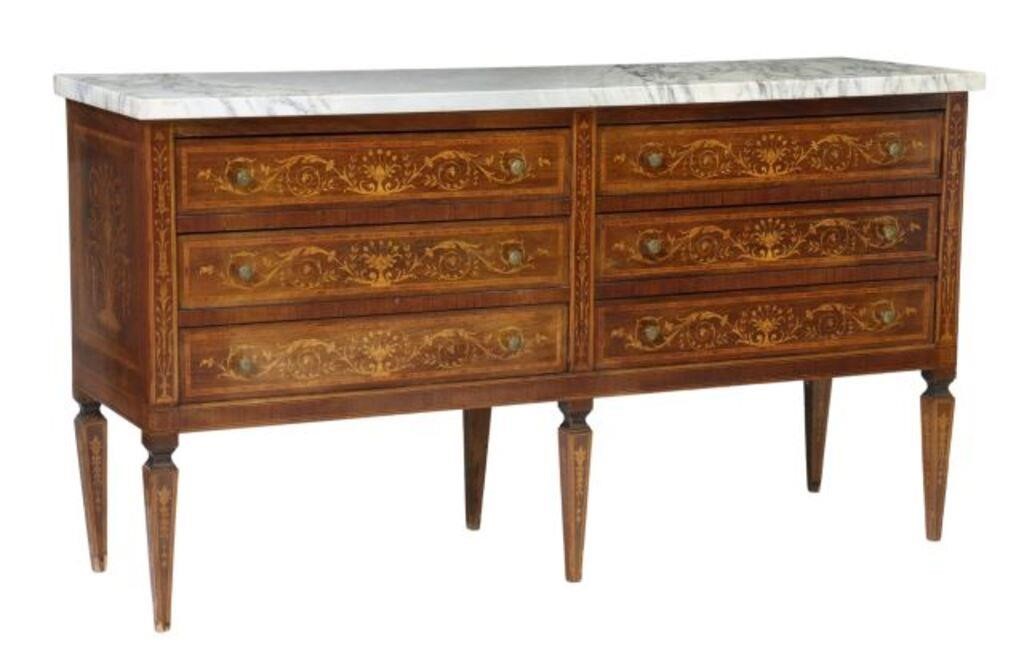 ITALIAN NEOCLASSICAL MARBLE-TOP