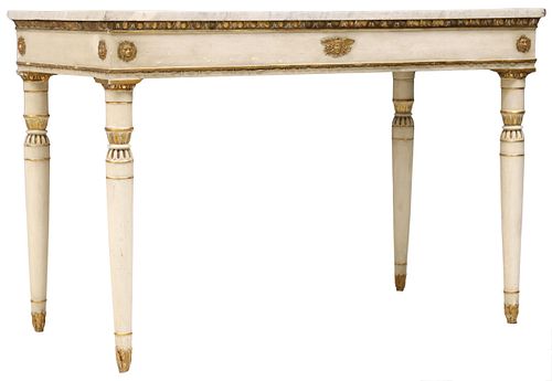 ITALIAN NEOCLASSICAL PARCEL GILT