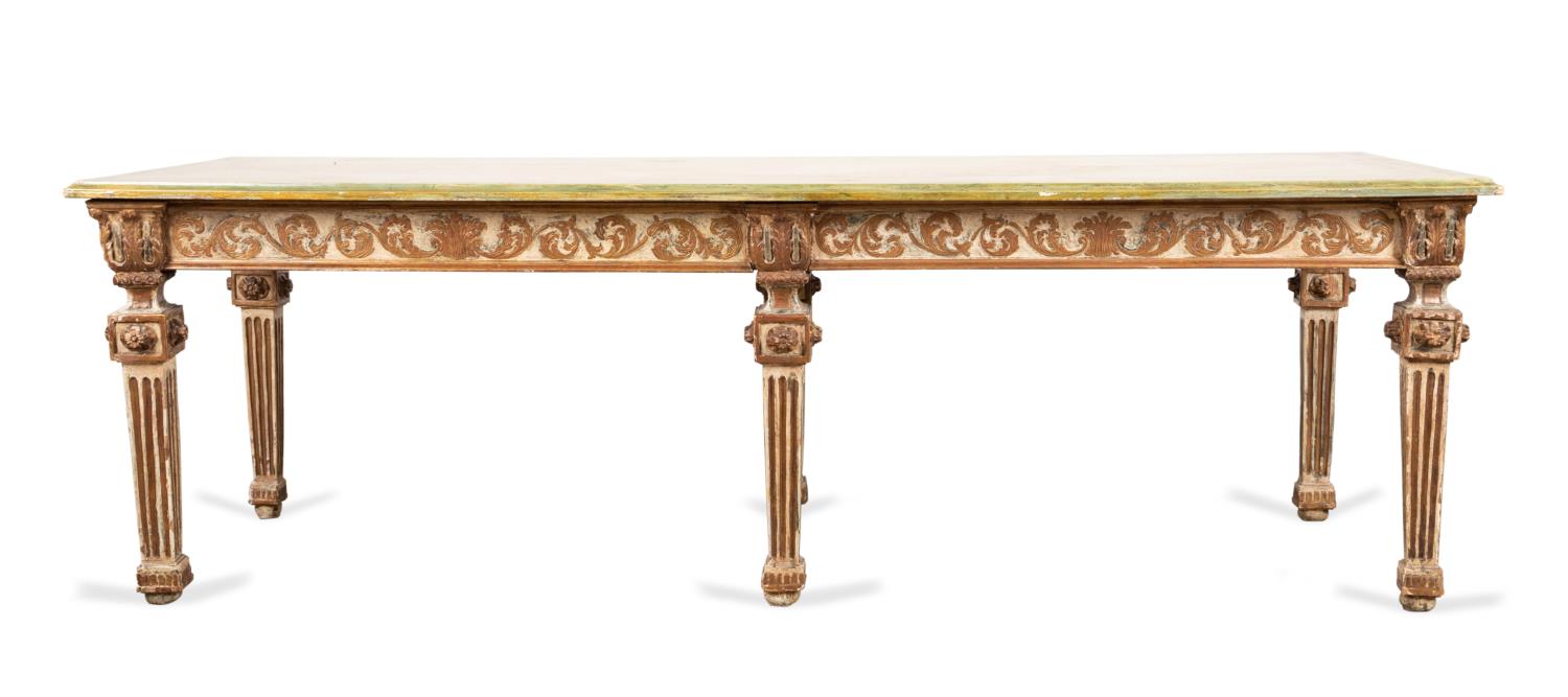 ITALIAN NEOCLASSICAL PARCEL GILT