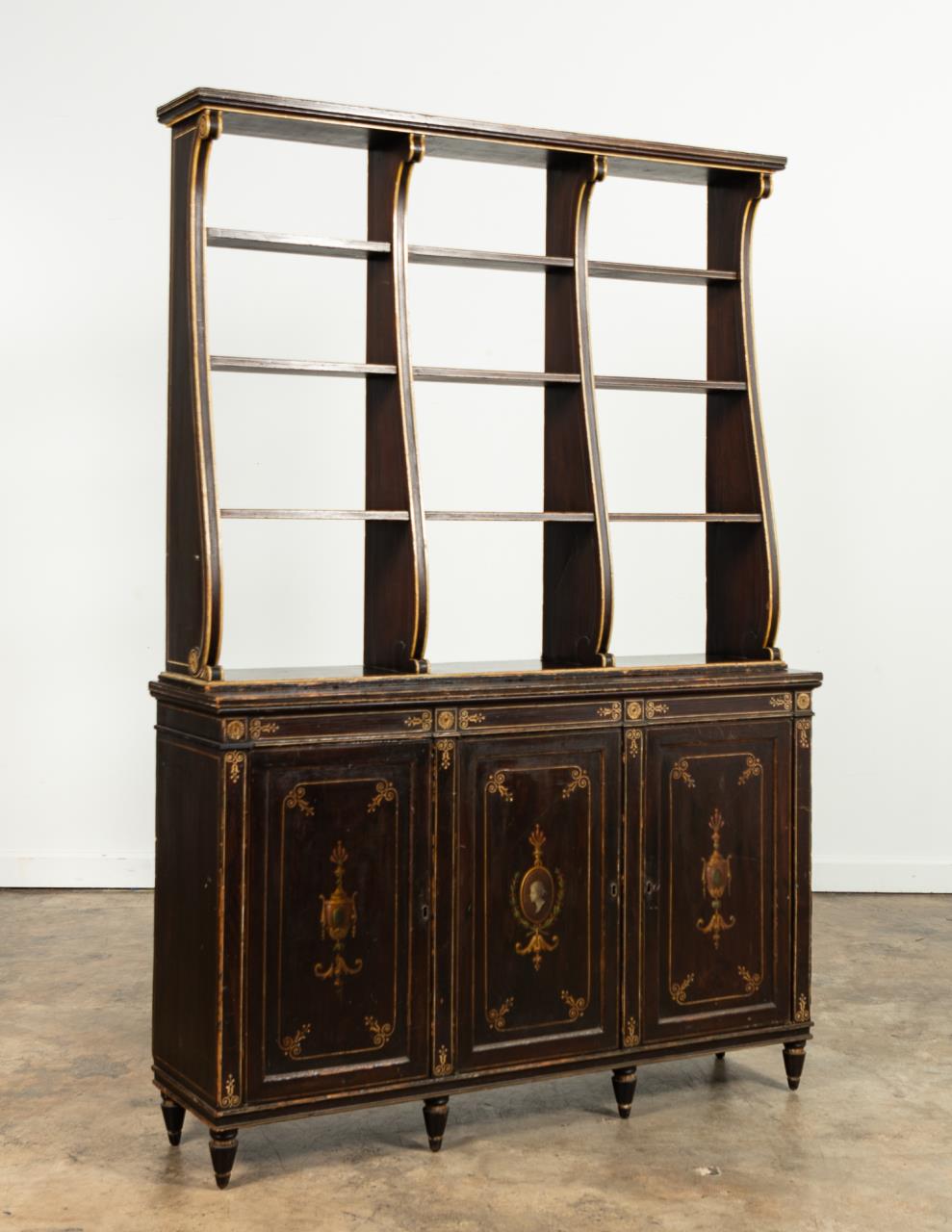 ITALIAN NEOCLASSICAL STYLE BOOKCASE