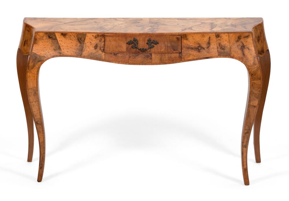 ITALIAN NEOCLASSICAL-STYLE BURLWOOD