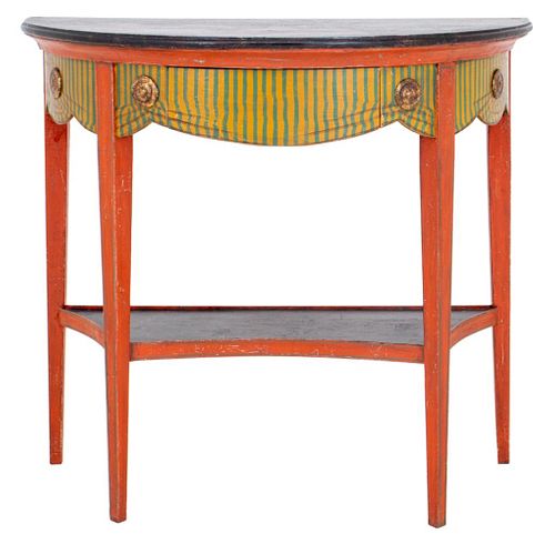 ITALIAN NEOCLASSICAL STYLE DEMILUNE