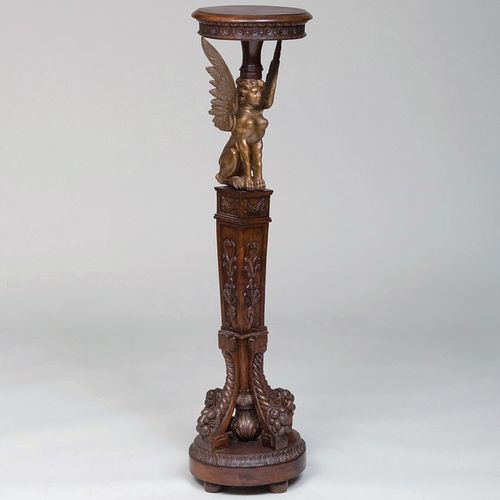 ITALIAN NEOCLASSICAL STYLE MAHOGANY