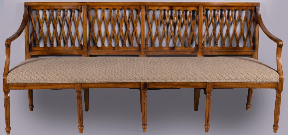 ITALIAN NEOCLASSICAL STYLE WALNUT