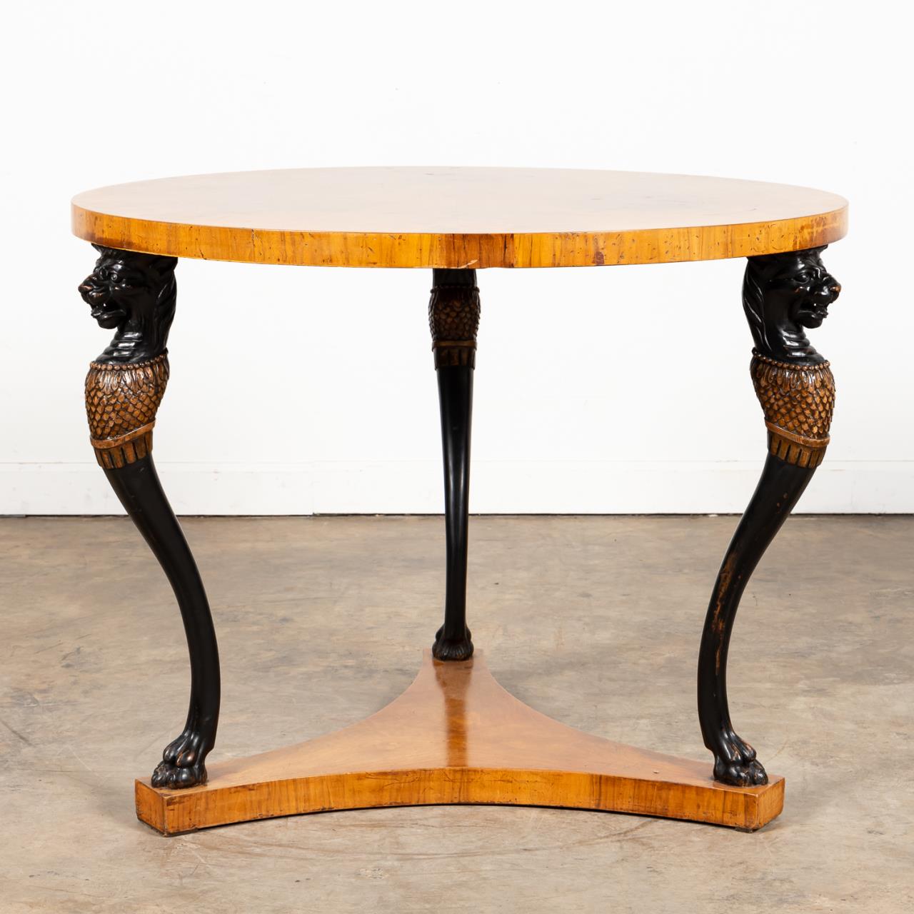 ITALIAN NEOCLASSICAL STYLE WALNUT