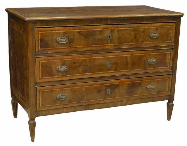 ITALIAN NEOCLASSICAL WALNUT
