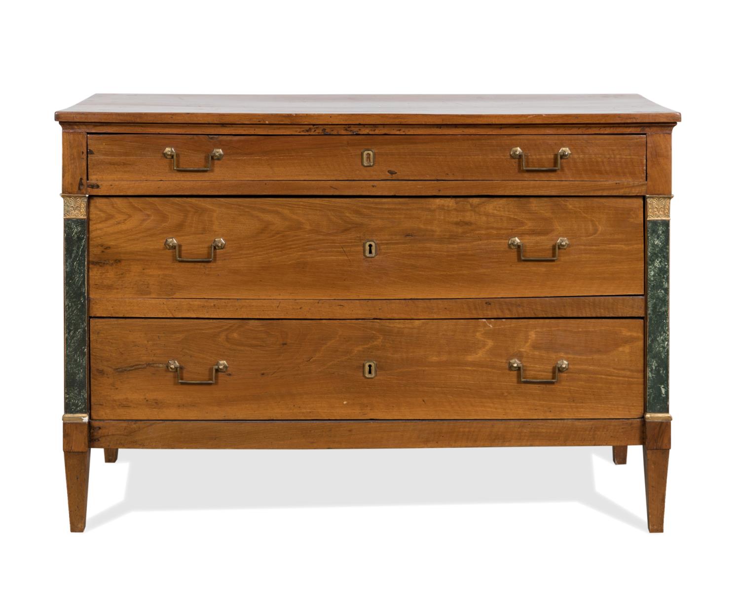 ITALIAN NEOCLASSICAL WALNUT FAUX