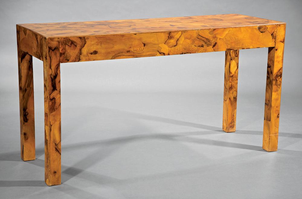 ITALIAN OLIVEWOOD CONSOLE