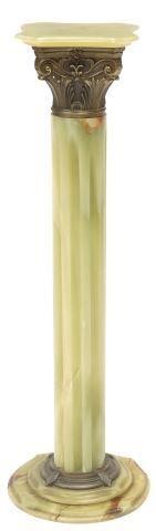 ITALIAN ONYX COLUMN PEDESTAL
