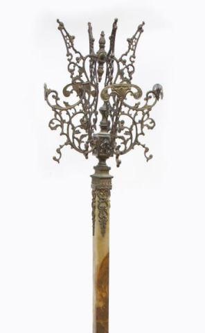 ITALIAN ONYX & GILT METAL