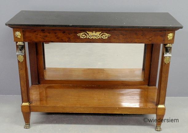 Italian or French mahogany pier