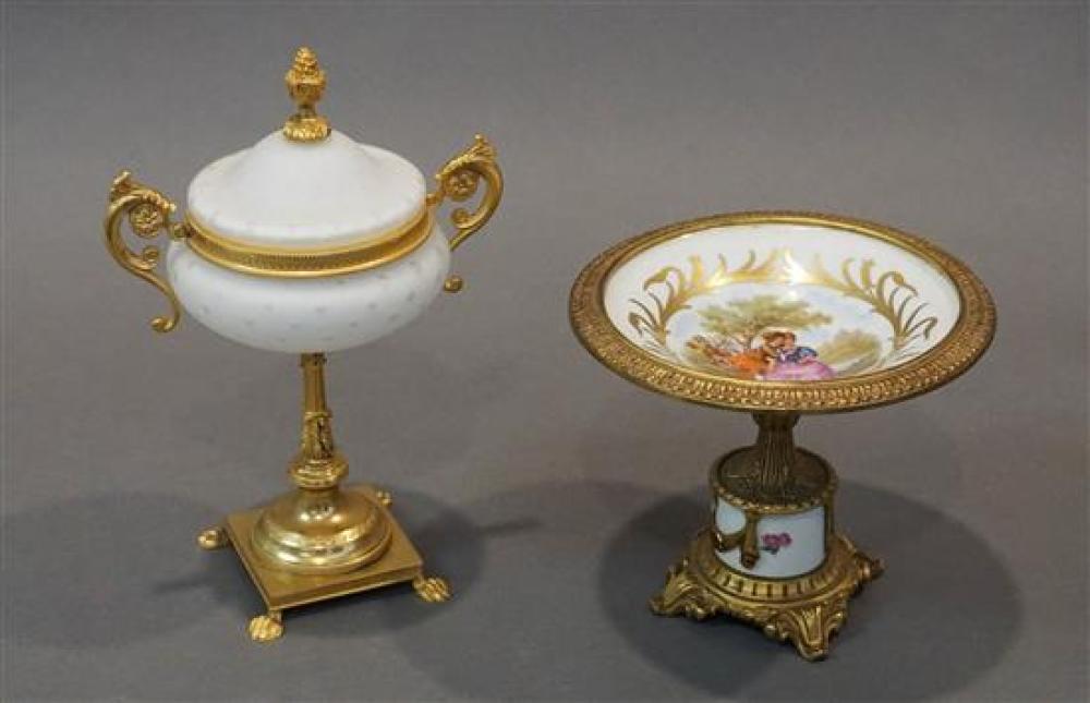 ITALIAN ORMOLU MOUNTED ALABASTER