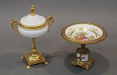 ITALIAN ORMOLU MOUNTED ALABAST