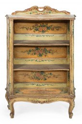 ITALIAN PAINT-DECORATED BOOKCA