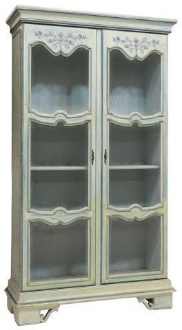 ITALIAN PAINT DECORATED BOOKCASE