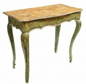 ITALIAN PAINT-DECORATED FAUX M