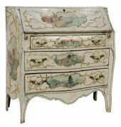 ITALIAN PAINT-DECORATED SLANT-