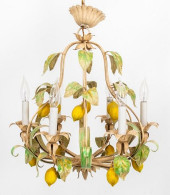 ITALIAN PAINTED CAGE FORM 6 LI