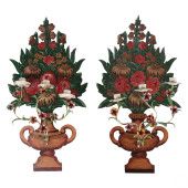 ITALIAN PAINTED FLOWER BOUQUET