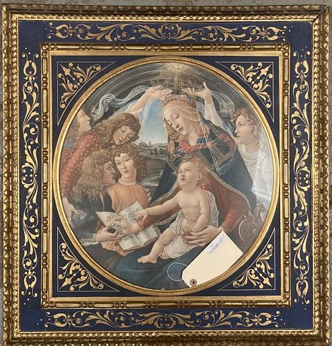 ITALIAN PAINTED GILTWOOD
