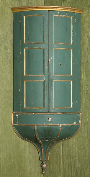 Italian Painted Hanging Corner