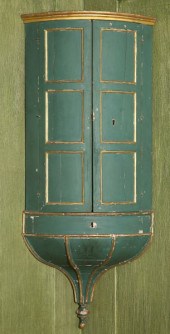 Italian Painted Hanging Corner