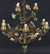 ITALIAN PAINTED IRON TOLE &AMP