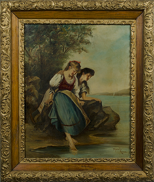 Italian Painting by Morelli Oil