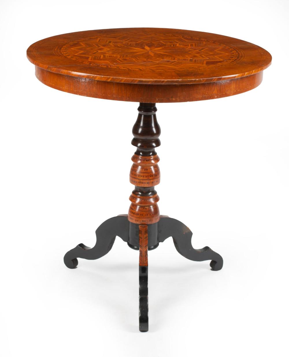 ITALIAN PARCEL EBONIZED AND